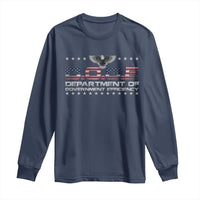 D.O.G.E. DOGE Department of Government Efficiency Long Sleeve Shirt American Flag Eagle