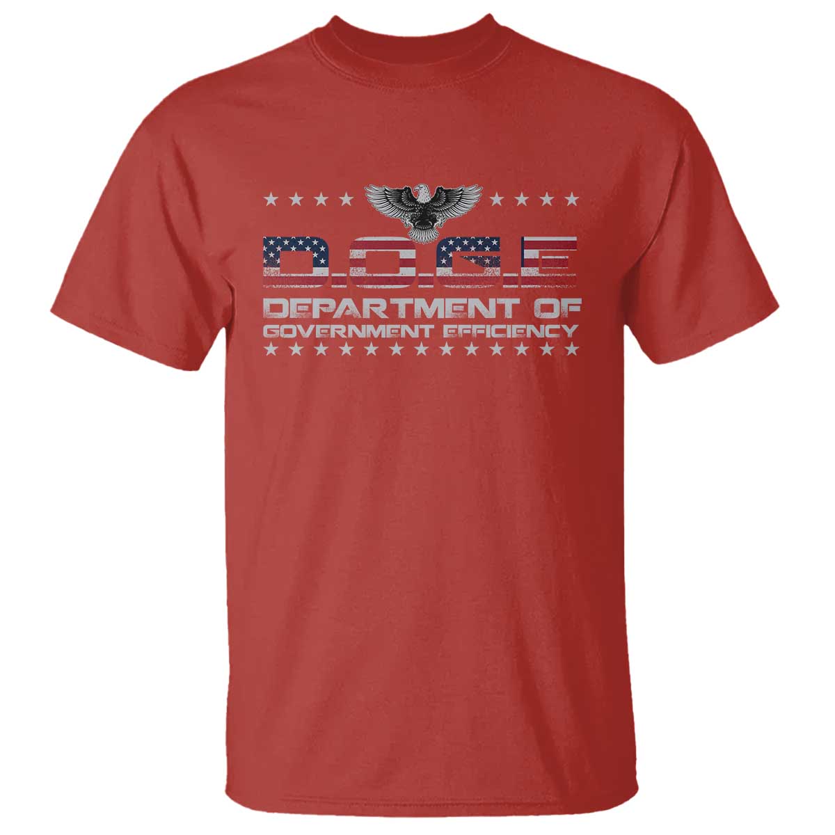 D.O.G.E. DOGE Department of Government Efficiency T Shirt American Flag Eagle