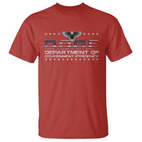 D.O.G.E. DOGE Department of Government Efficiency T Shirt American Flag Eagle