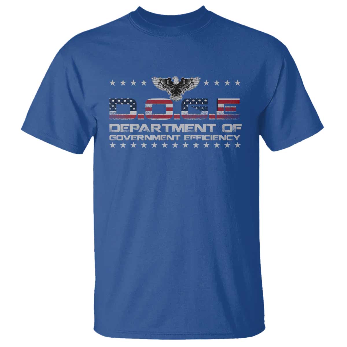 D.O.G.E. DOGE Department of Government Efficiency T Shirt American Flag Eagle