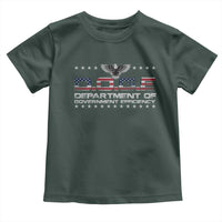 D.O.G.E. DOGE Department of Government Efficiency Toddler T Shirt American Flag Eagle