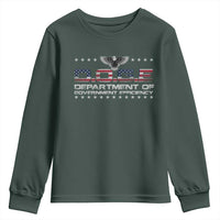 D.O.G.E. DOGE Department of Government Efficiency Youth Sweatshirt American Flag Eagle