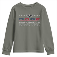 D.O.G.E. DOGE Department of Government Efficiency Youth Sweatshirt American Flag Eagle