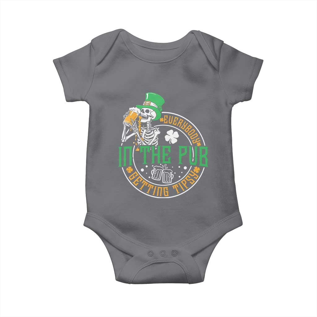 St Patricks Day Pub Baby Onesie Everybody In The Pub Getting Tipsy