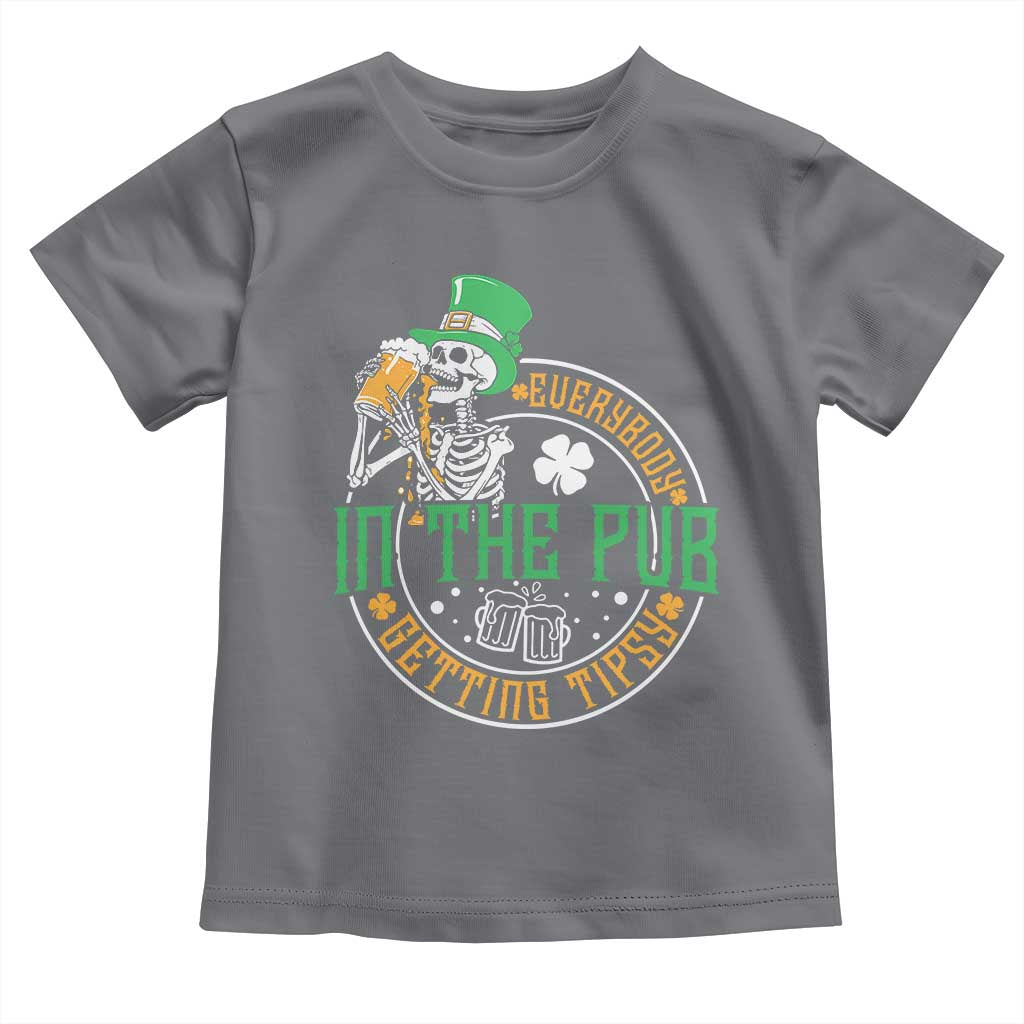 St Patricks Day Pub Toddler T Shirt Everybody In The Pub Getting Tipsy