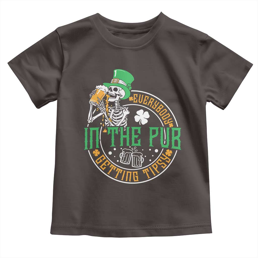 St Patricks Day Pub Toddler T Shirt Everybody In The Pub Getting Tipsy