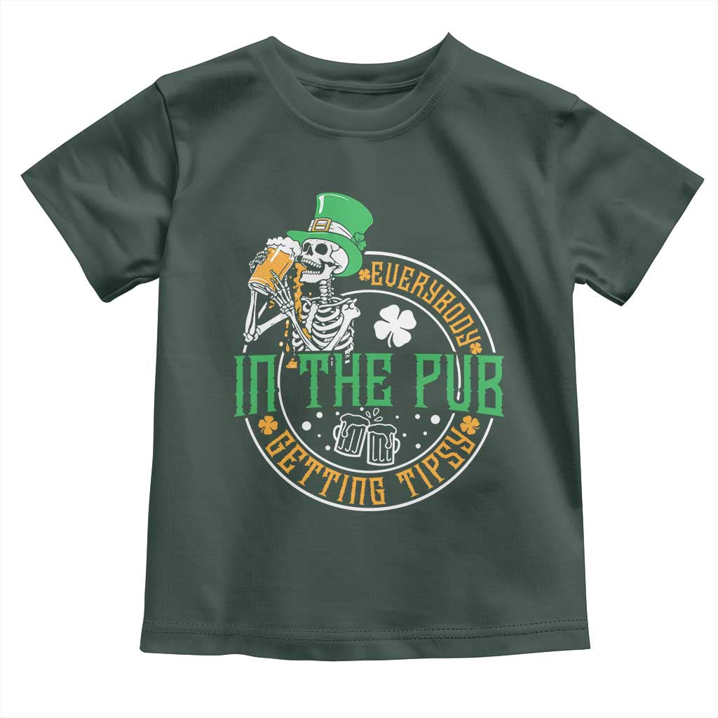 St Patricks Day Pub Toddler T Shirt Everybody In The Pub Getting Tipsy