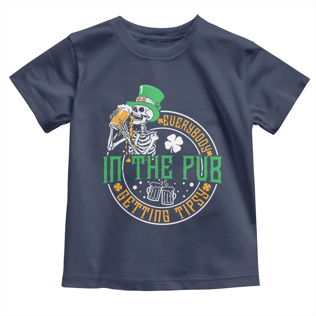 St Patricks Day Pub Toddler T Shirt Everybody In The Pub Getting Tipsy