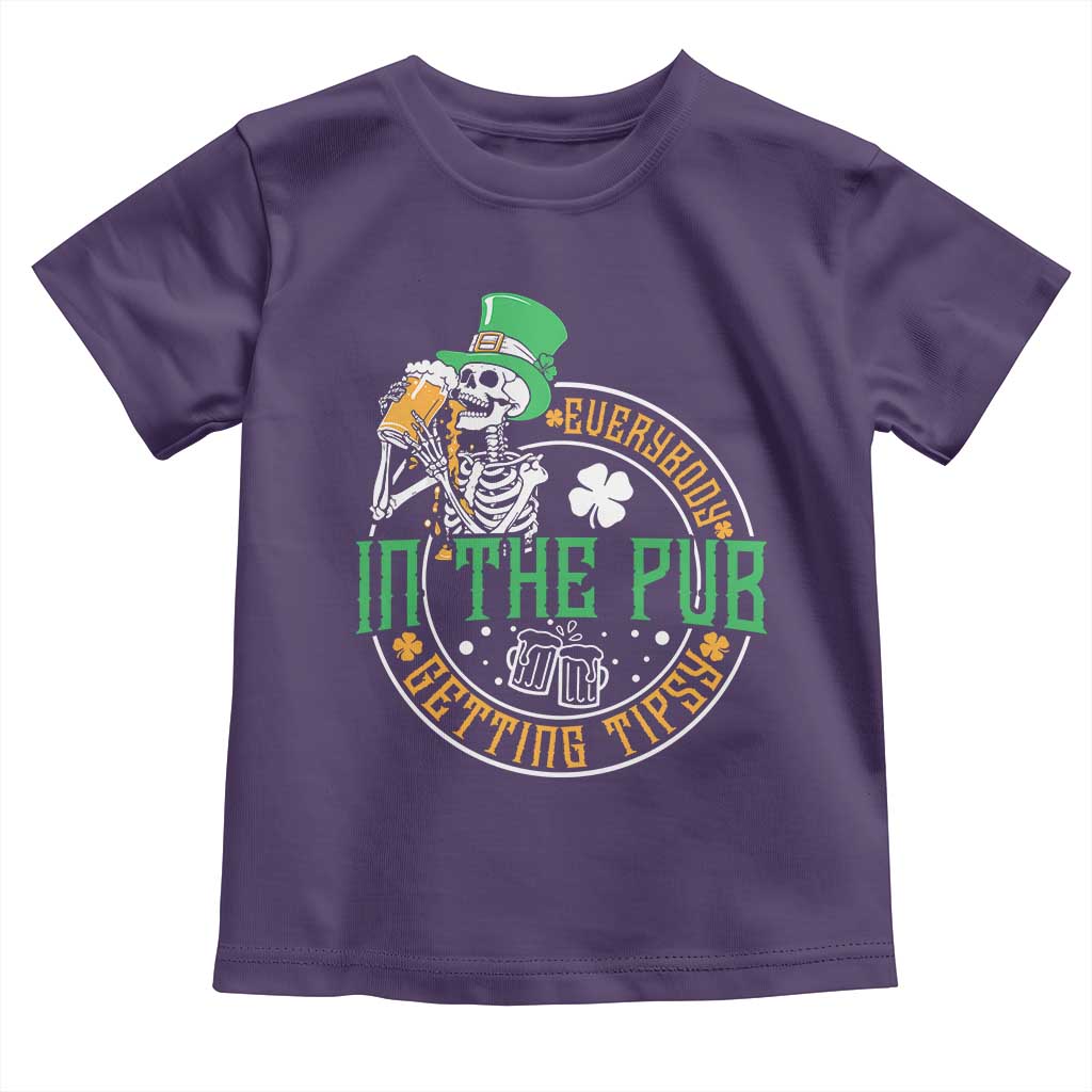 St Patricks Day Pub Toddler T Shirt Everybody In The Pub Getting Tipsy