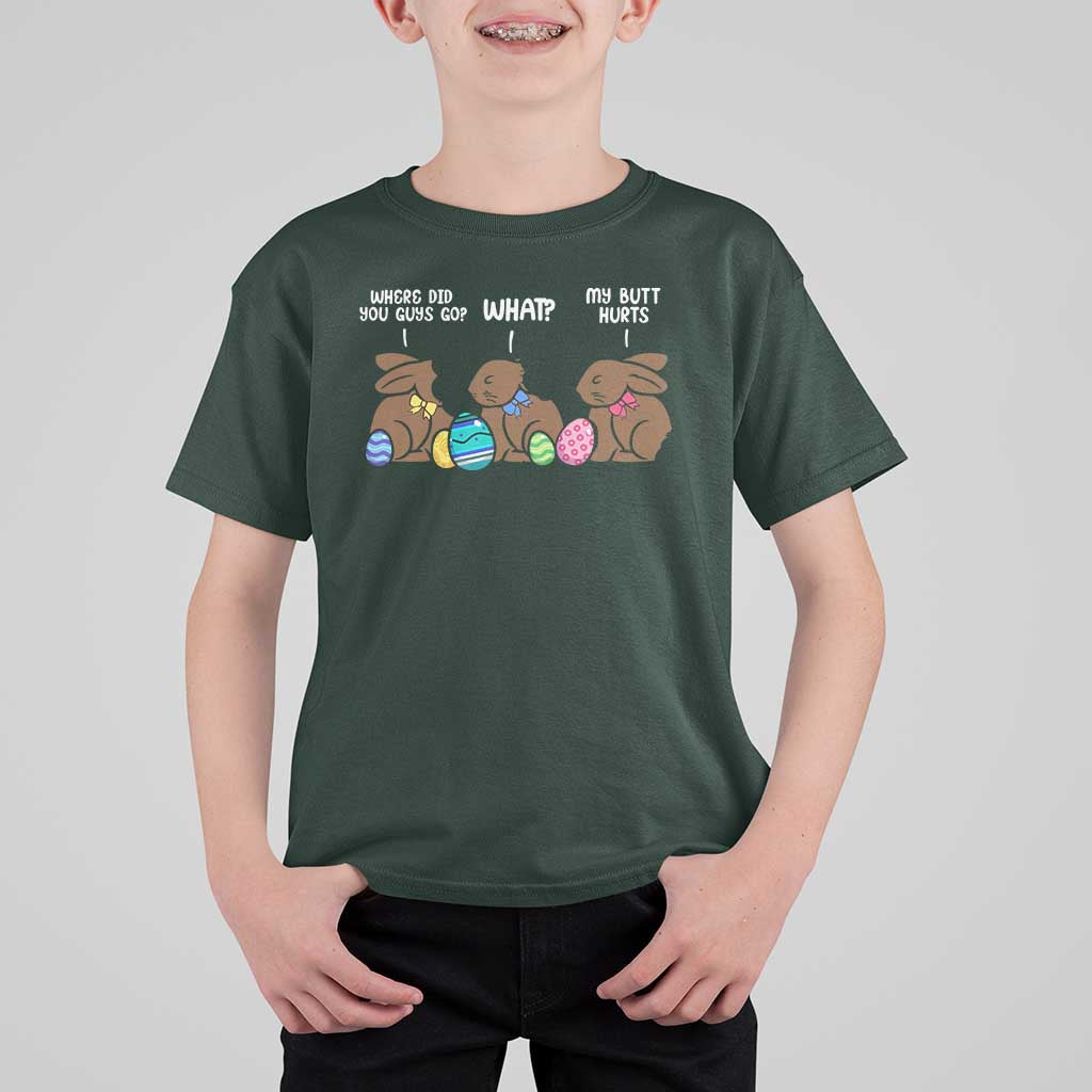 Funny Easter Bunny T Shirt For Kid Chocolate Rabbit Where Did You Guys Go