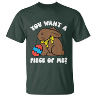 Funny Easter Bunny T Shirt Chocolate Rabbit You Want Piece Of Me