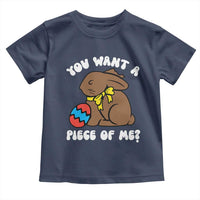 Funny Easter Bunny Toddler T Shirt Chocolate Rabbit You Want Piece Of Me
