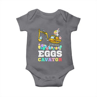 Easter Eggs-Cavator Baby Onesie Bunny Excavator