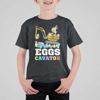 Easter Eggs-Cavator T Shirt For Kid Bunny Excavator