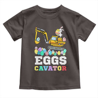 Easter Eggs-Cavator Toddler T Shirt Bunny Excavator