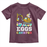 Easter Eggs-Cavator Toddler T Shirt Bunny Excavator