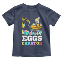 Easter Eggs-Cavator Toddler T Shirt Bunny Excavator