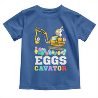 Easter Eggs-Cavator Toddler T Shirt Bunny Excavator