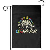 Easter Dinosaur Garden Flag Kids Eggasaurus Easter Stegosaurus Dino Toddler Boys - Wonder Print Shop