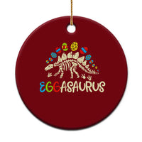 Easter Dinosaur Ceramic Ornament Kids Eggasaurus Easter Stegosaurus Dino Toddler Boys - Wonder Print Shop