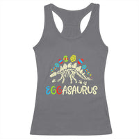Easter Dinosaur Racerback Tank Top Kids Eggasaurus Easter Stegosaurus Dino Toddler Boys - Wonder Print Shop