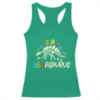Easter Dinosaur Racerback Tank Top Kids Eggasaurus Easter Stegosaurus Dino Toddler Boys - Wonder Print Shop