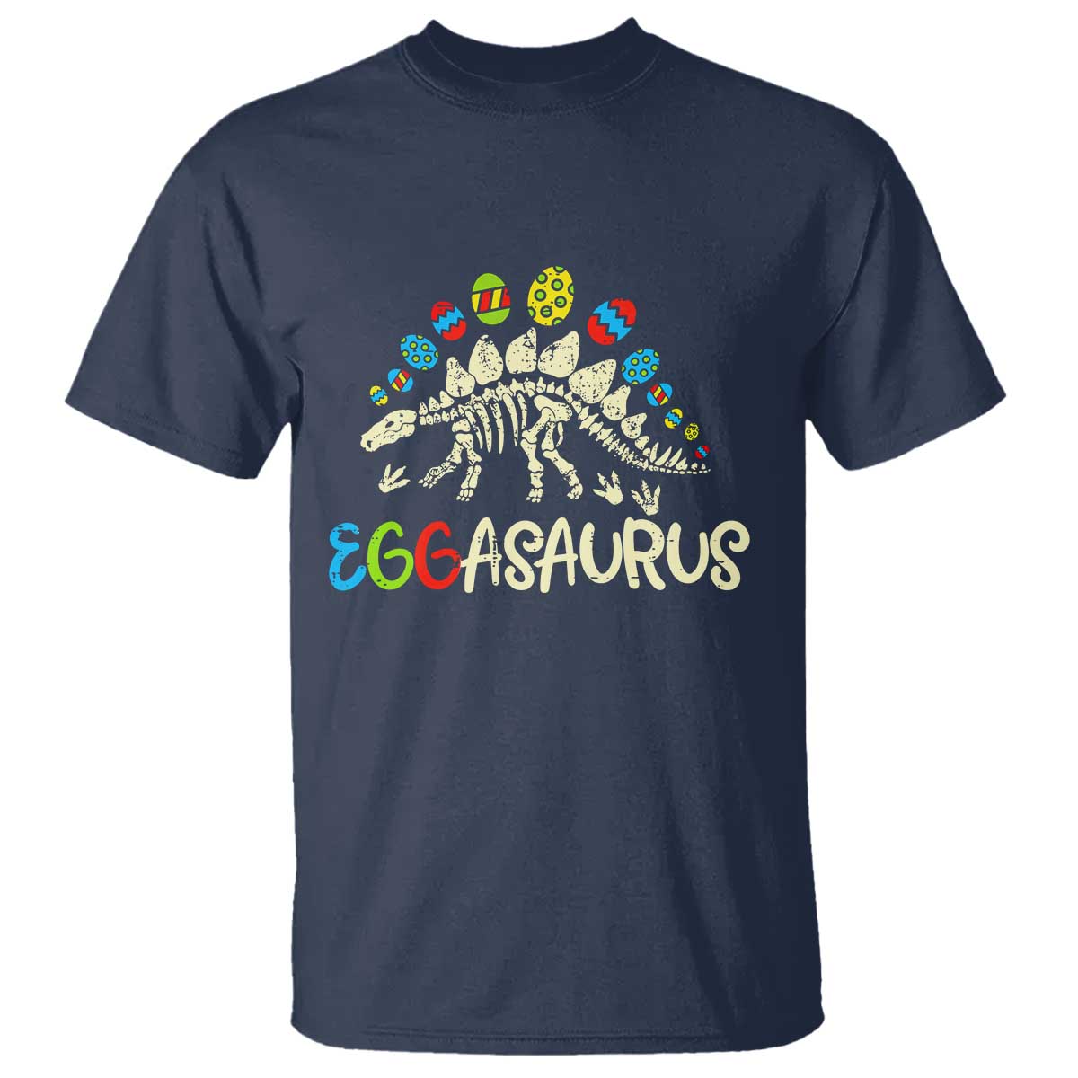 Easter Dinosaur T Shirt Kids Eggasaurus Easter Stegosaurus Dino Toddler Boys - Wonder Print Shop