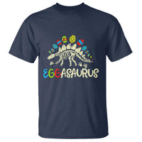 Easter Dinosaur T Shirt Kids Eggasaurus Easter Stegosaurus Dino Toddler Boys - Wonder Print Shop