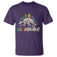 Easter Dinosaur T Shirt Kids Eggasaurus Easter Stegosaurus Dino Toddler Boys - Wonder Print Shop