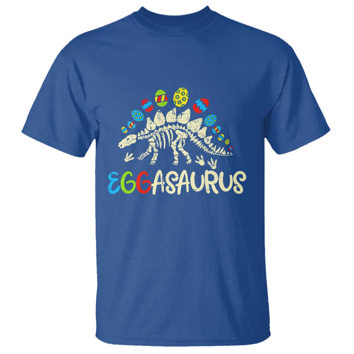 Easter Dinosaur T Shirt Kids Eggasaurus Easter Stegosaurus Dino Toddler Boys - Wonder Print Shop