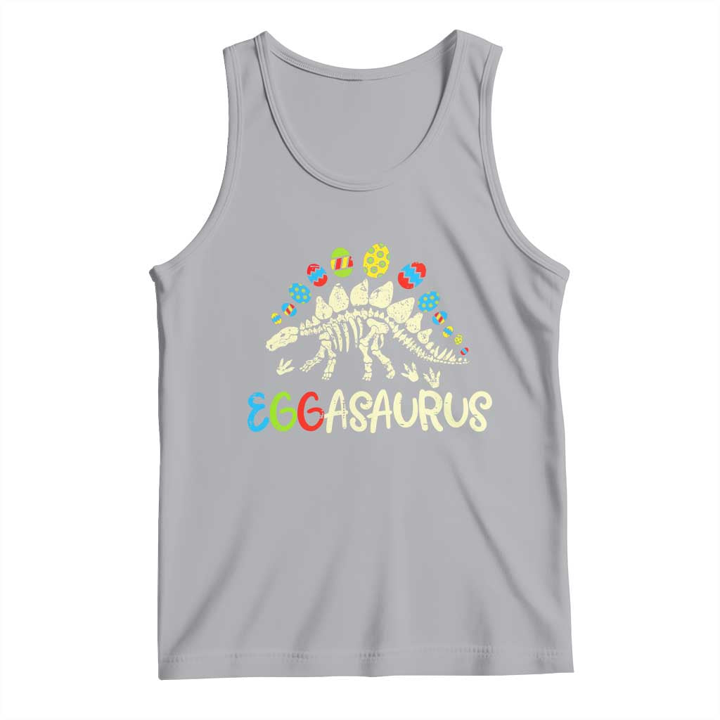 Easter Dinosaur Tank Top Kids Eggasaurus Easter Stegosaurus Dino Toddler Boys - Wonder Print Shop