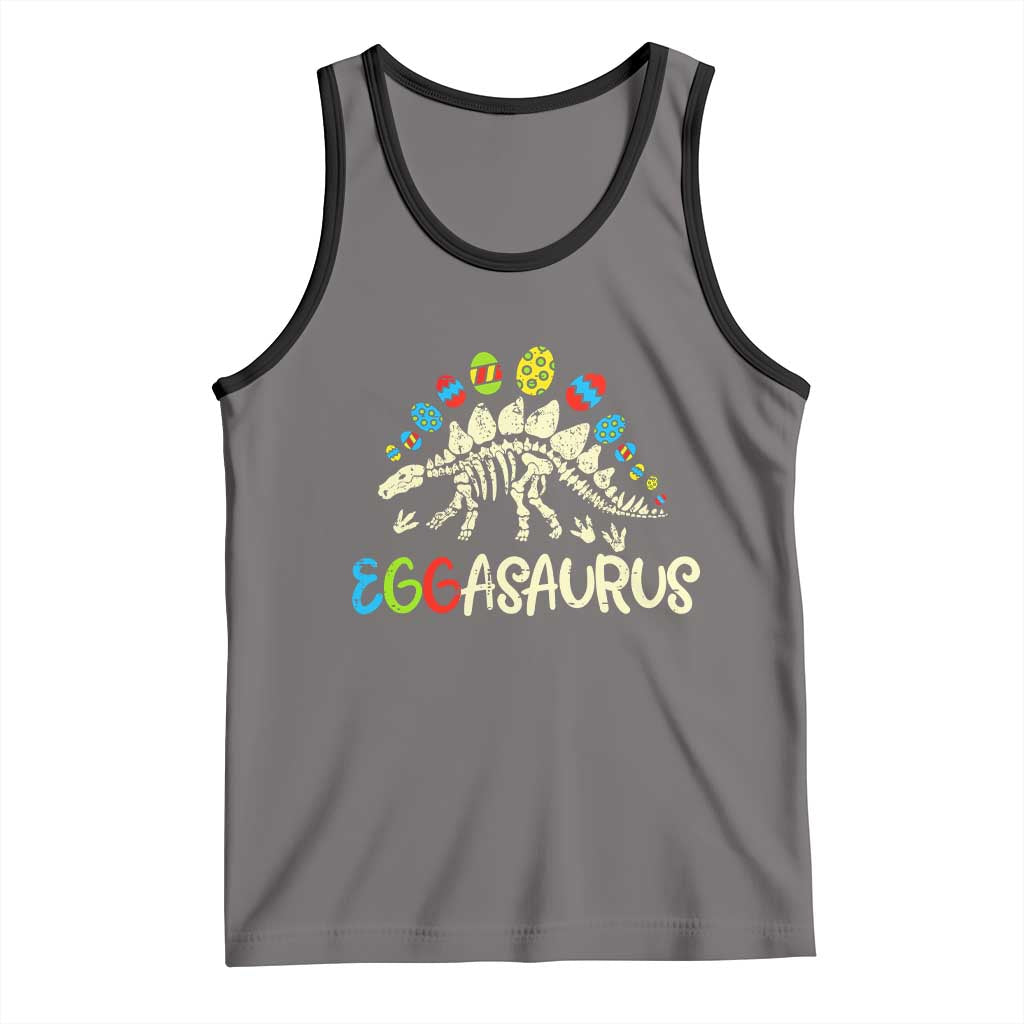 Easter Dinosaur Tank Top Kids Eggasaurus Easter Stegosaurus Dino Toddler Boys - Wonder Print Shop