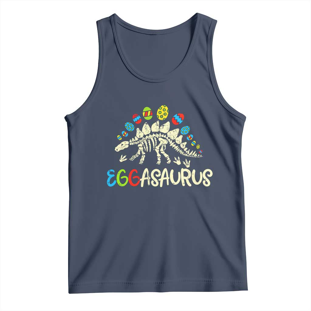 Easter Dinosaur Tank Top Kids Eggasaurus Easter Stegosaurus Dino Toddler Boys - Wonder Print Shop