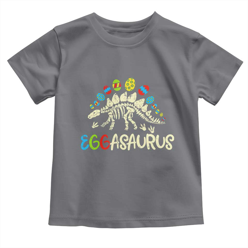 Easter Dinosaur Toddler T Shirt Kids Eggasaurus Easter Stegosaurus Dino Toddler Boys - Wonder Print Shop