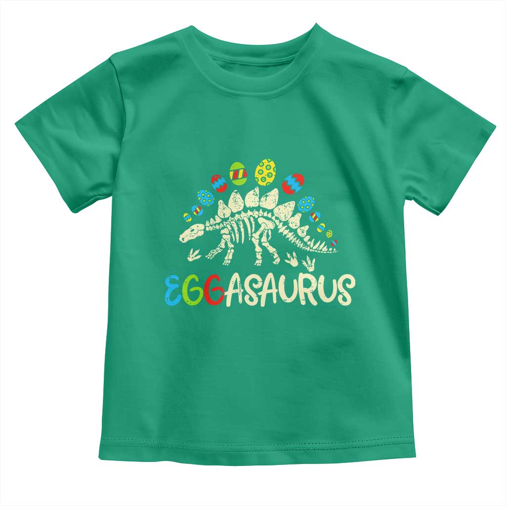 Easter Dinosaur Toddler T Shirt Kids Eggasaurus Easter Stegosaurus Dino Toddler Boys - Wonder Print Shop