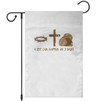 Christian Easter Garden Flag A Lot Can Happen In Three Days