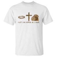 Christian Easter T Shirt A Lot Can Happen In Three Days