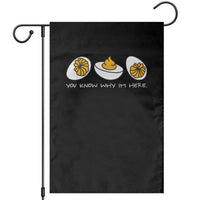 Funny Easter Garden Flag You Know Why Im Here - Wonder Print Shop