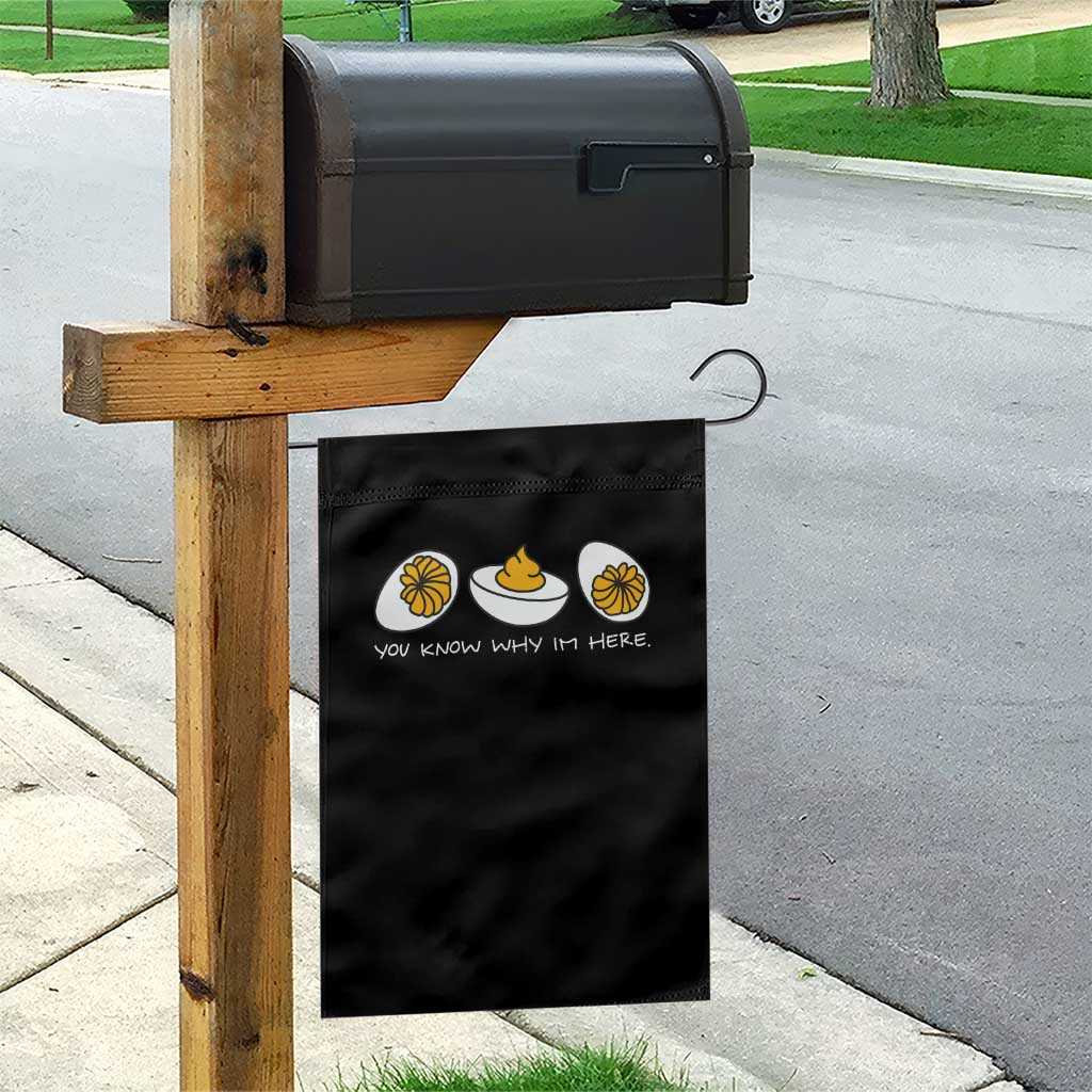 Funny Easter Garden Flag You Know Why Im Here - Wonder Print Shop