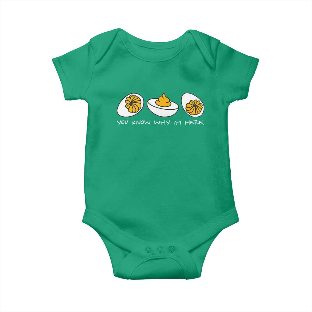 Funny Easter Baby Onesie You Know Why Im Here - Wonder Print Shop