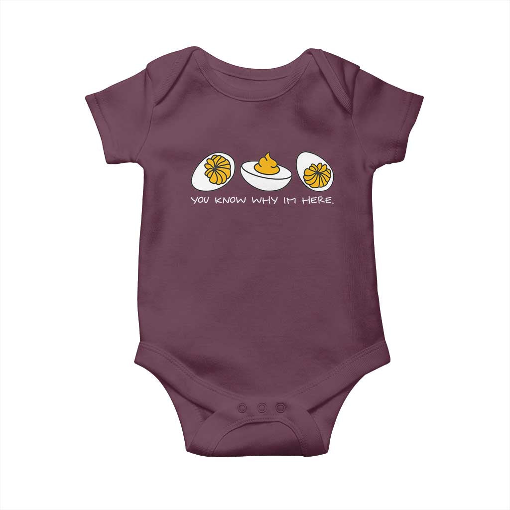 Funny Easter Baby Onesie You Know Why Im Here - Wonder Print Shop