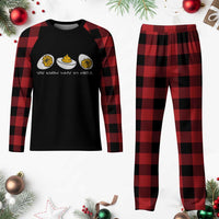 Funny Easter Plaid Pajama Set You Know Why Im Here - Wonder Print Shop