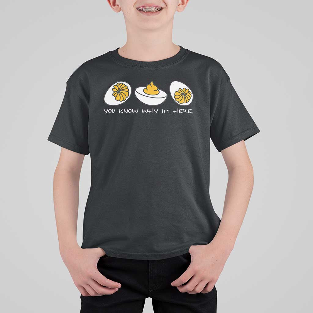 Funny Easter T Shirt For Kid You Know Why Im Here - Wonder Print Shop