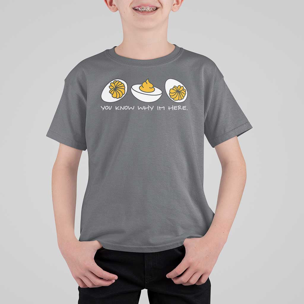 Funny Easter T Shirt For Kid You Know Why Im Here - Wonder Print Shop