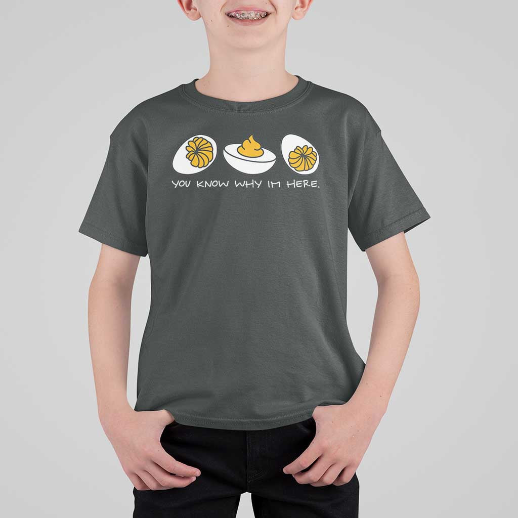 Funny Easter T Shirt For Kid You Know Why Im Here - Wonder Print Shop