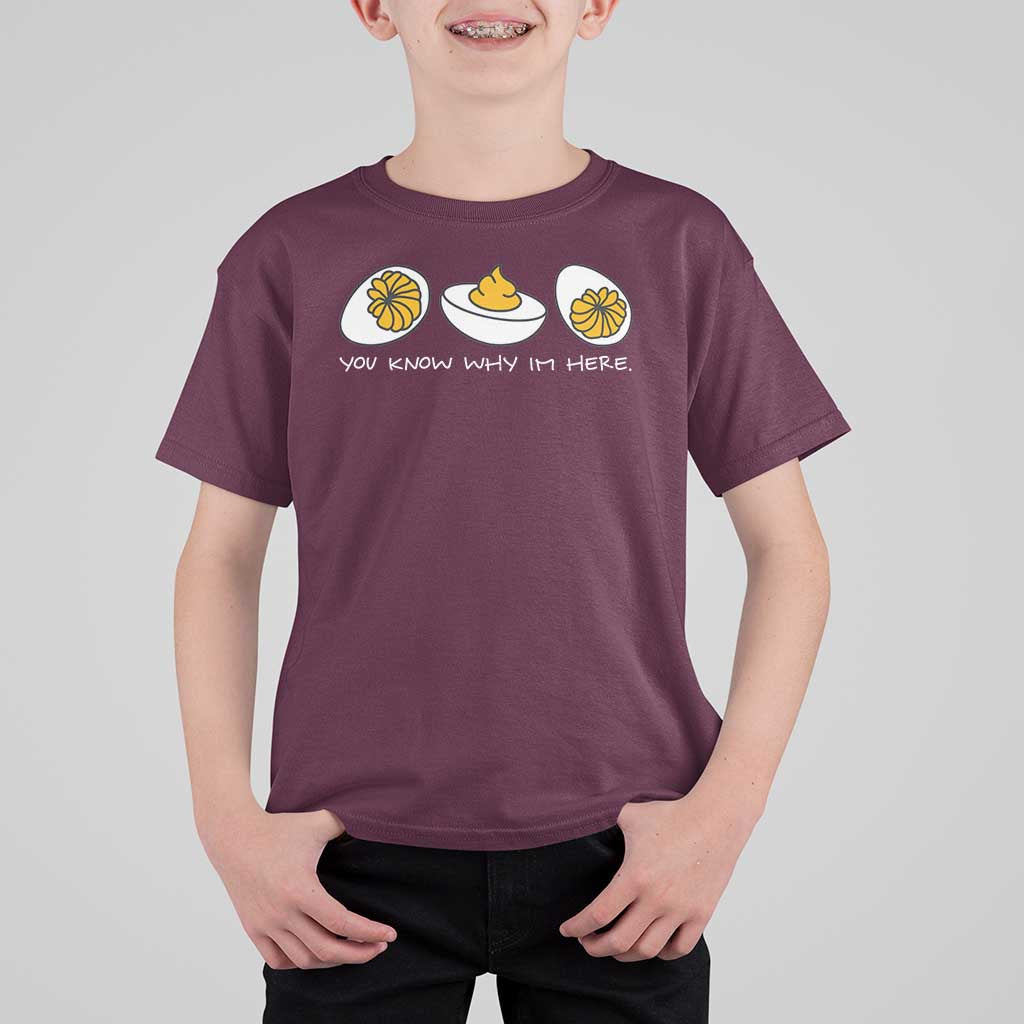 Funny Easter T Shirt For Kid You Know Why Im Here - Wonder Print Shop