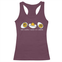 Funny Easter Racerback Tank Top You Know Why Im Here - Wonder Print Shop