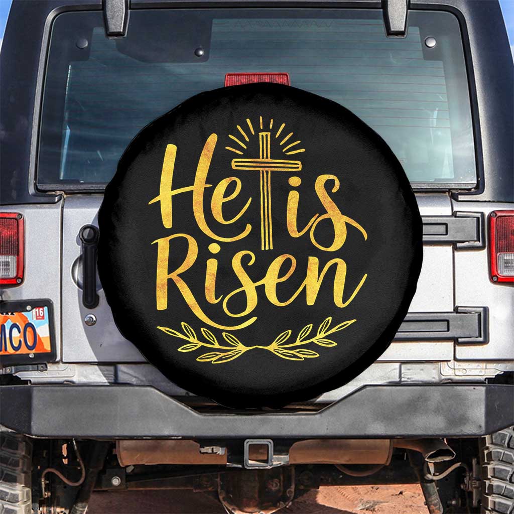He Is Risen Spare Tire Cover Jesus Easter Religious Christians - Wonder Print Shop