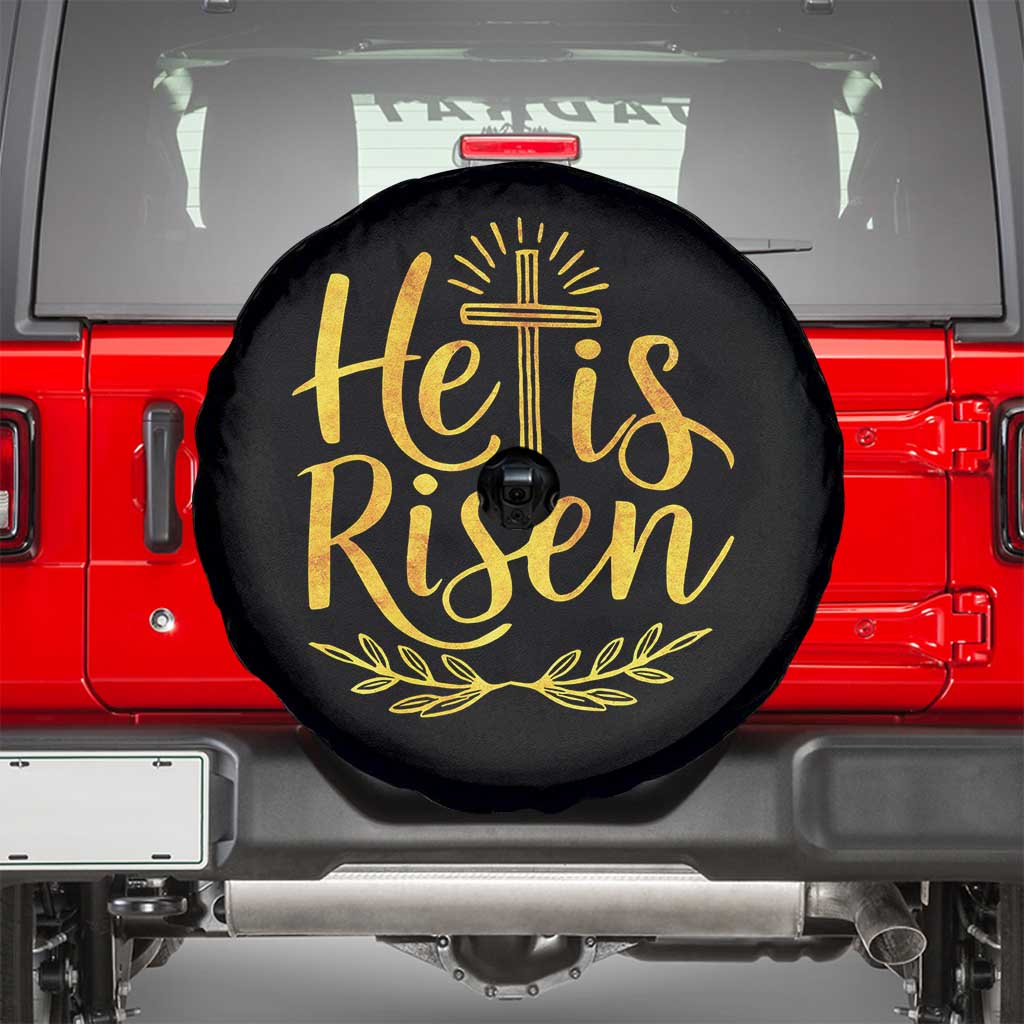 He Is Risen Spare Tire Cover Jesus Easter Religious Christians - Wonder Print Shop