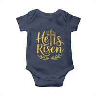 He Is Risen Baby Onesie Jesus Easter Religious Christians - Wonder Print Shop